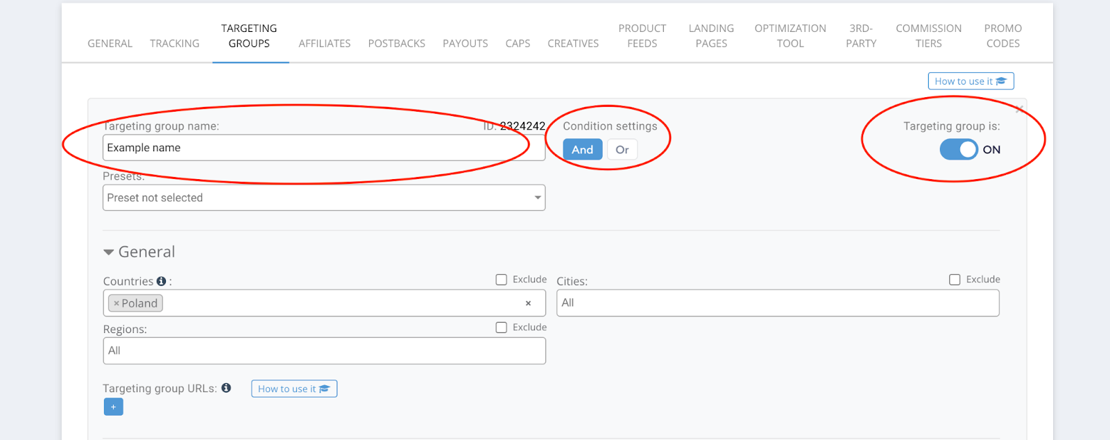Advanced Targeting Group Management