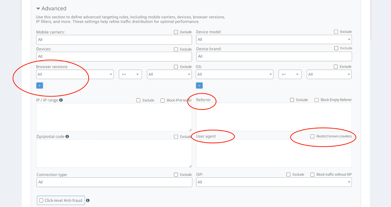 Expanded Audience Control & Granular Filtering